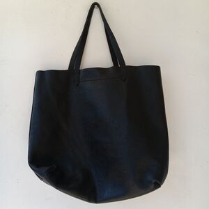 Madewell Black Leather Transpot Bag
